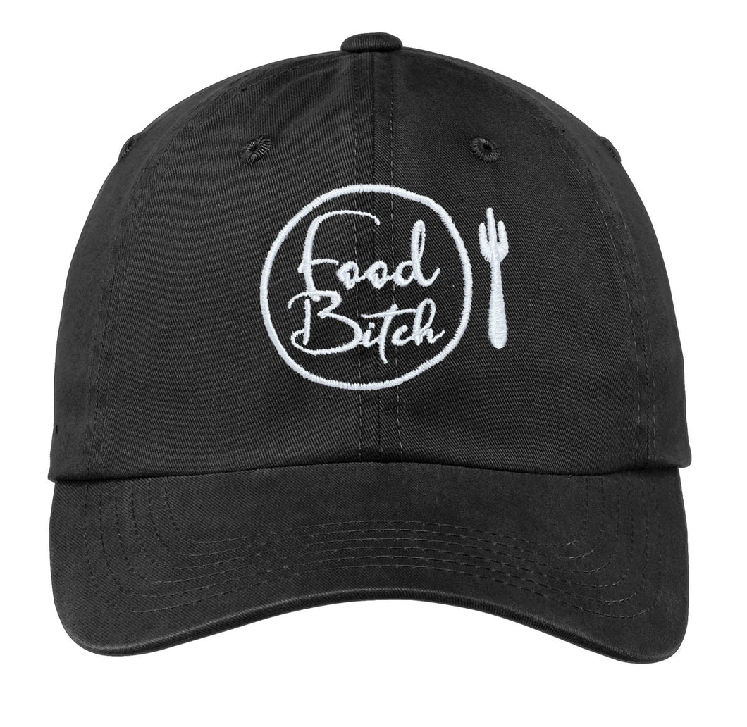 Food Bitch Garment Washed Cap